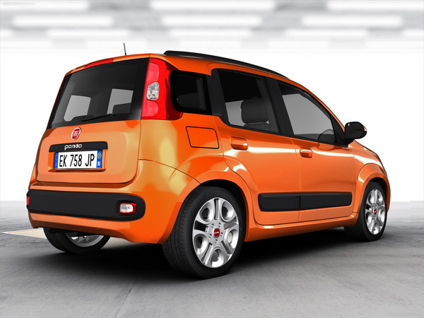 3d fiat car - Fiat Panda 2013 by Swan3DStudios